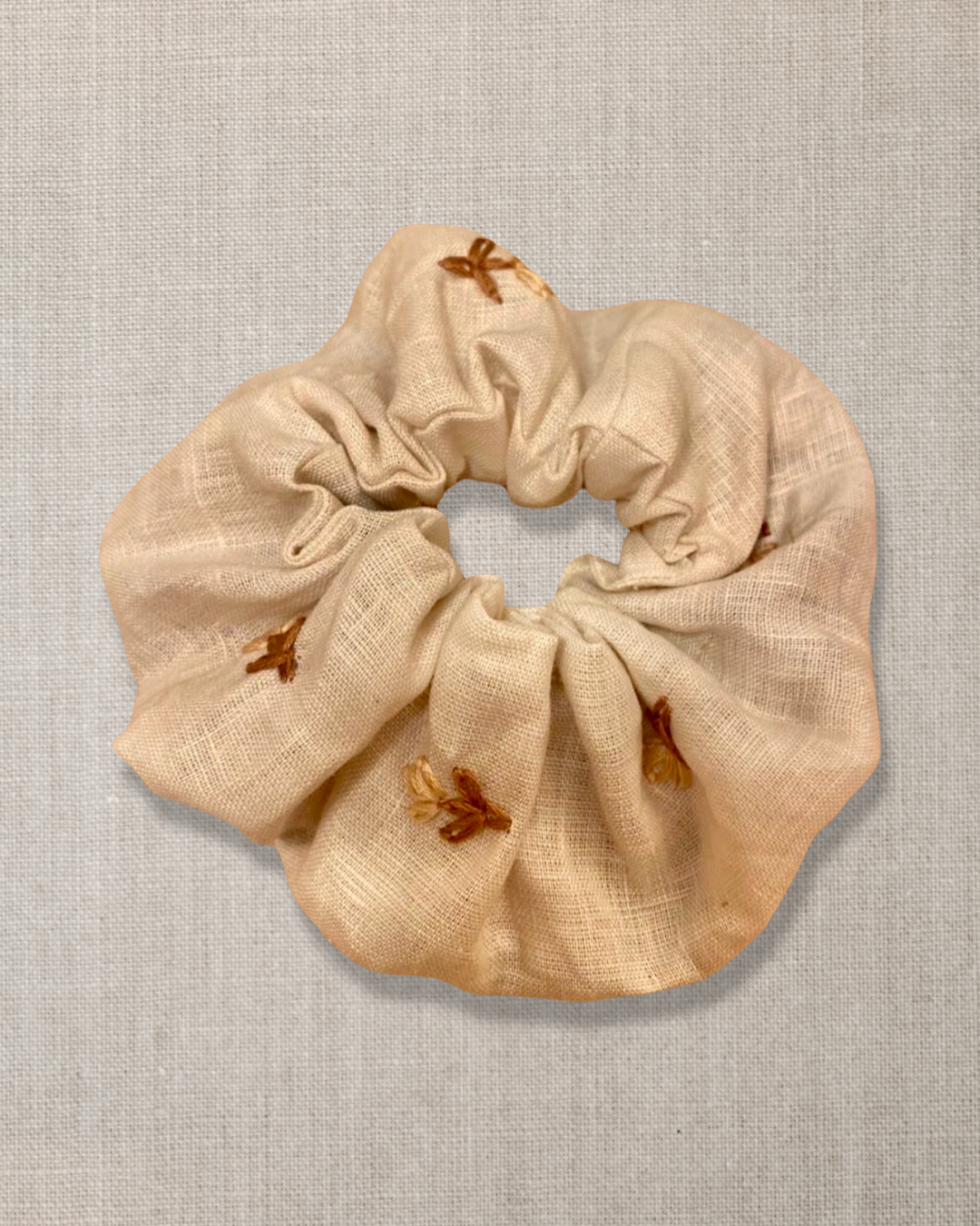 Scrunchie With Flowers