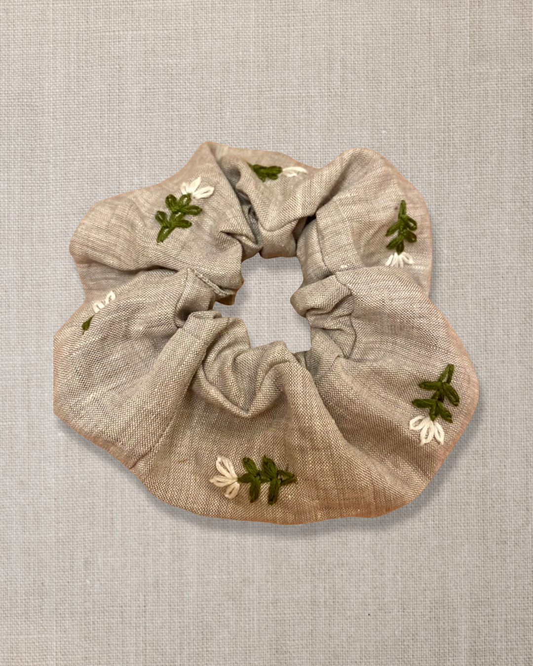 Scrunchie With Flowers