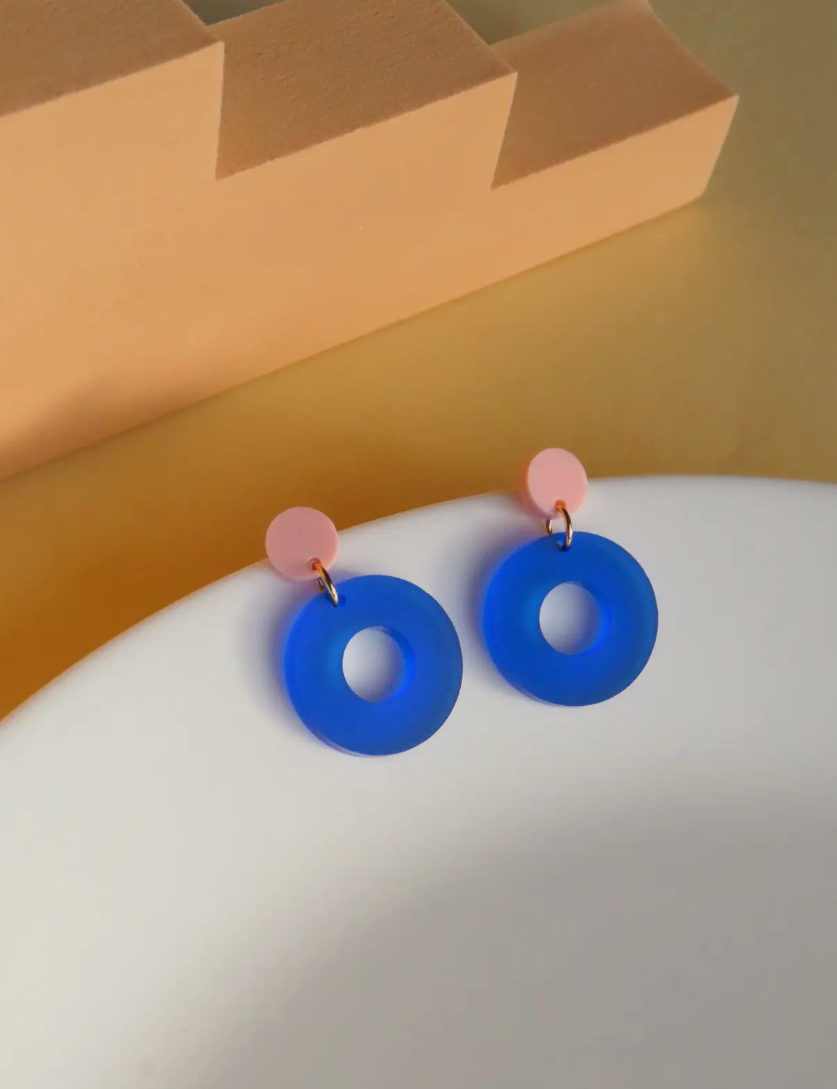 Earrings Colorful Circle