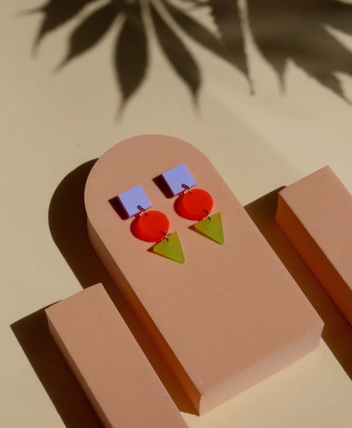 Earrings Colorful Géométrie