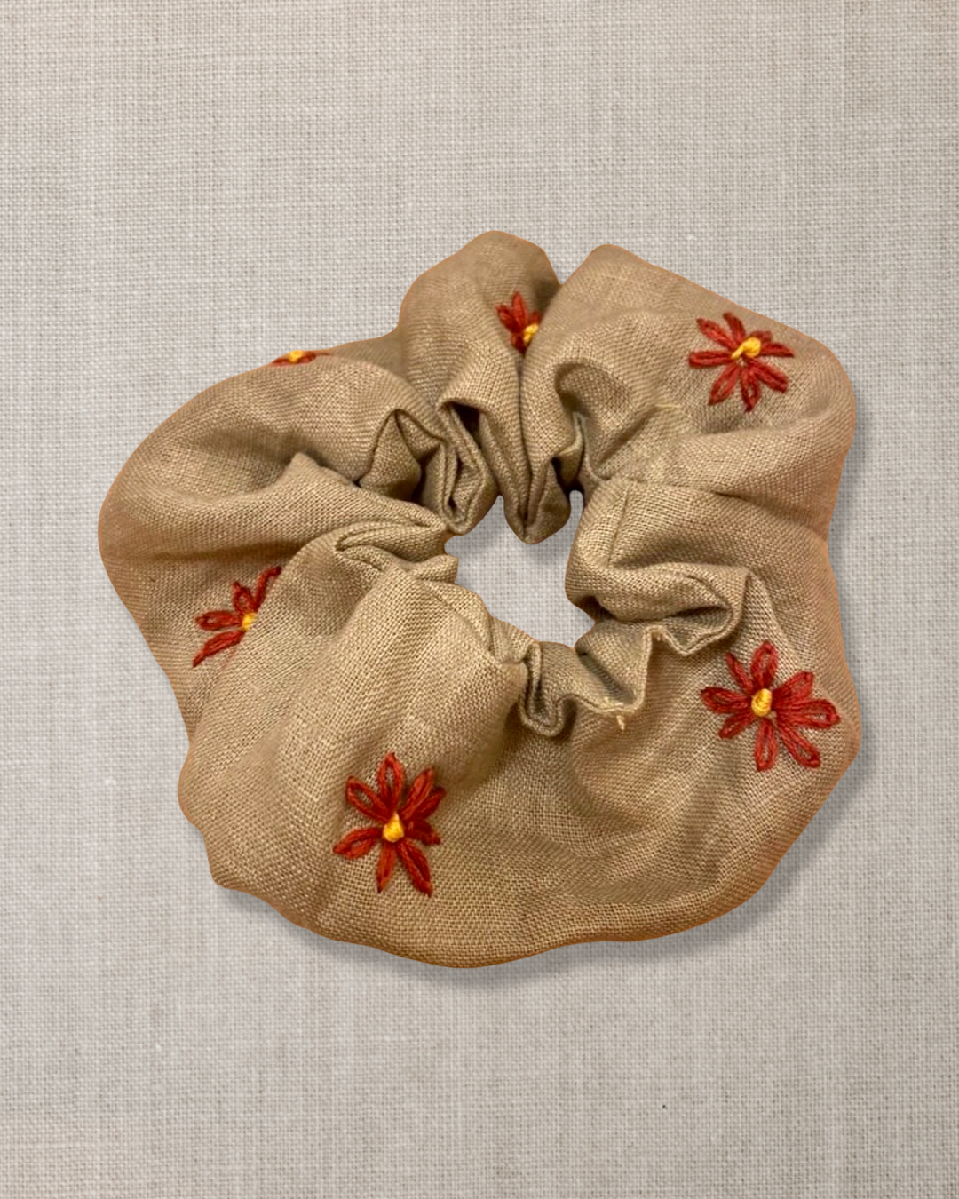 Scrunchie With Flowers
