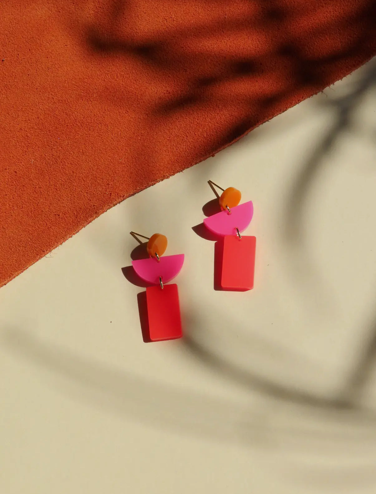 Earrings Colorful Géométrie