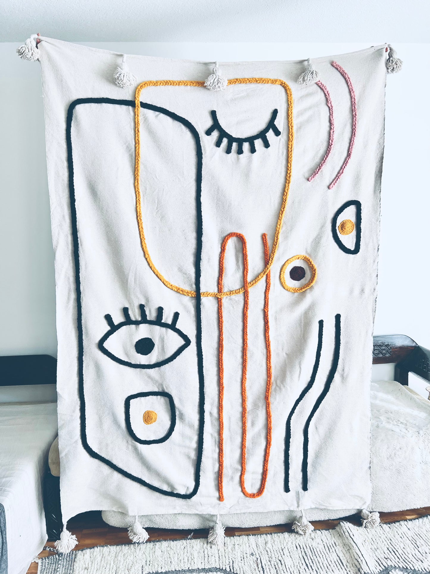 Berber Blanket with Tassels