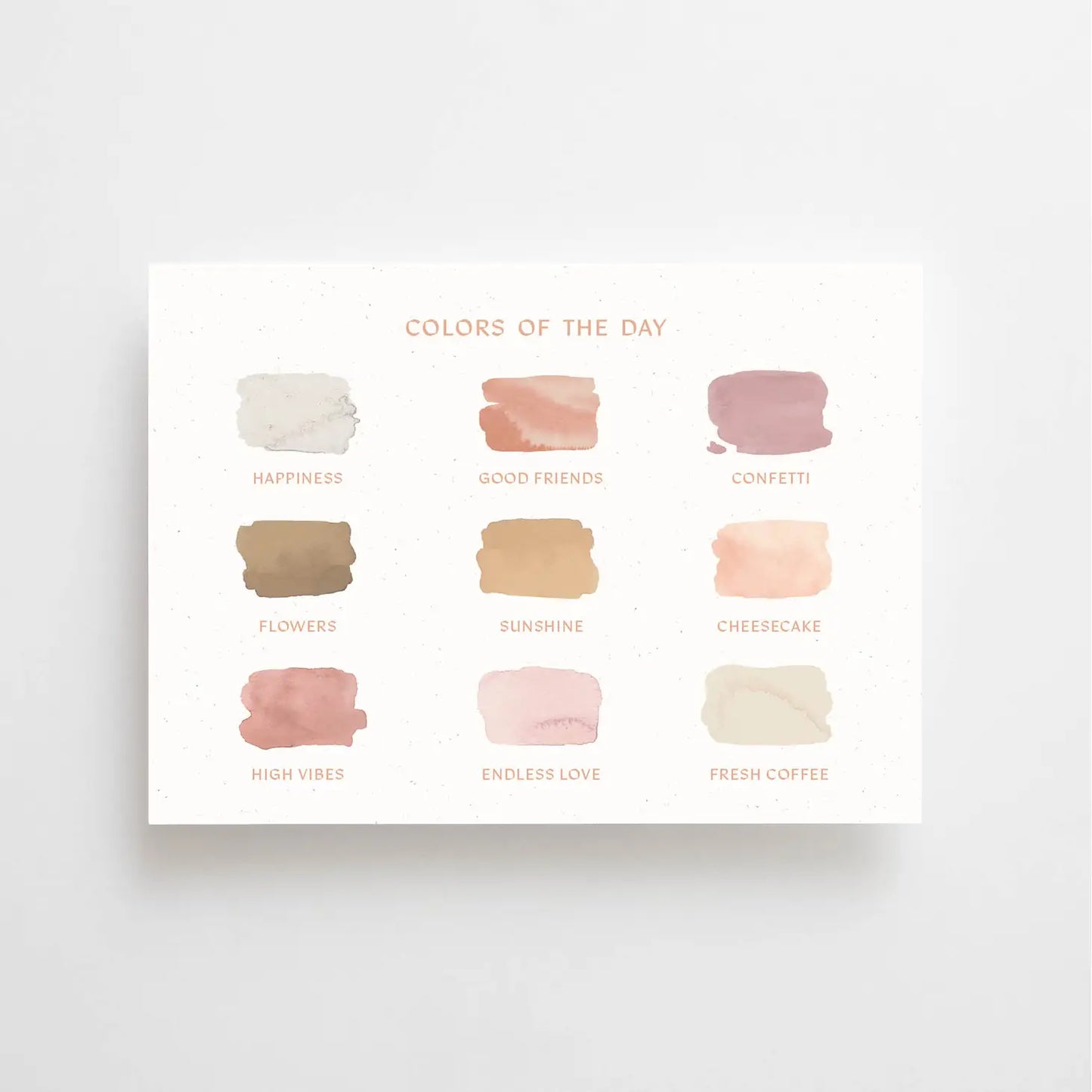 Post Card Colors Of The Day