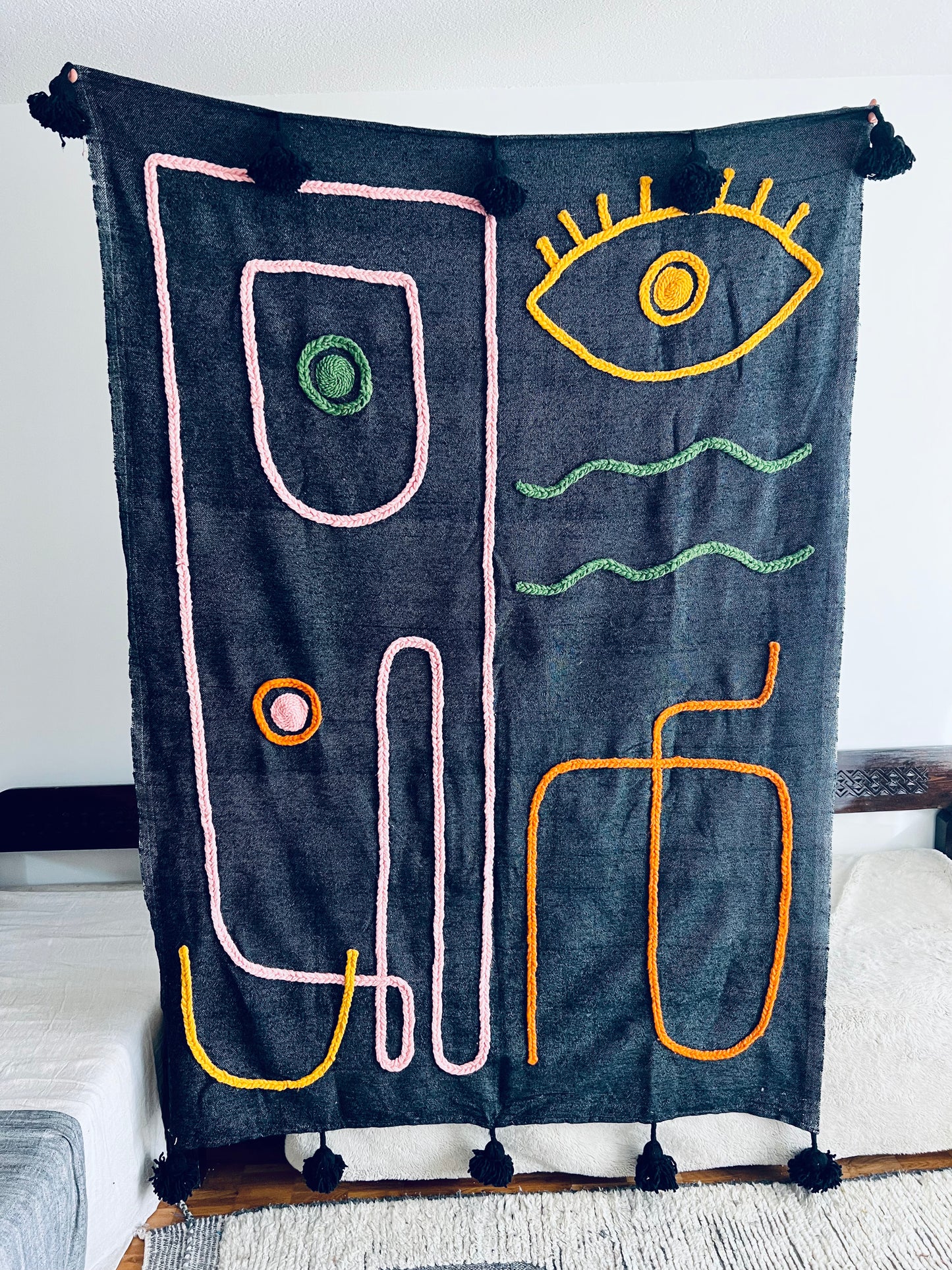 Berber Blanket with Tassels