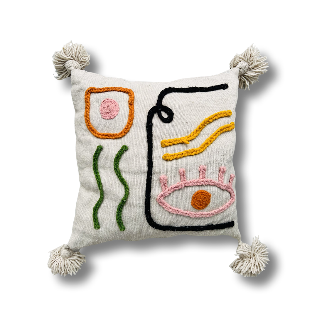 Berber Pillow with Tassels