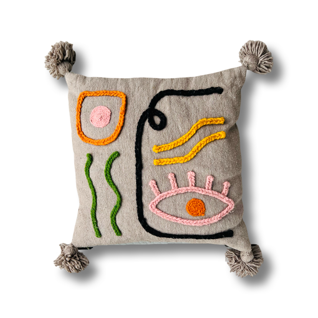 Berber Pillow with Tassels