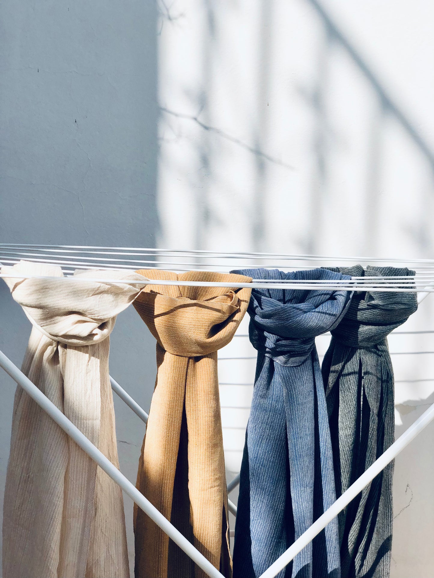 Linen Scarf Striped