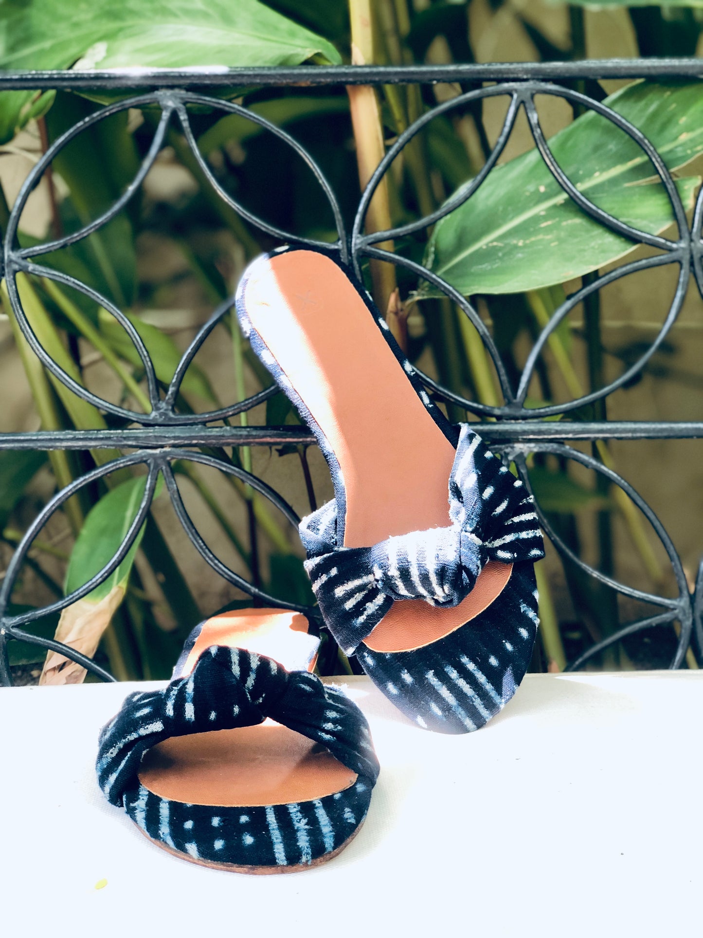 Indigo Sandals - Upcycling