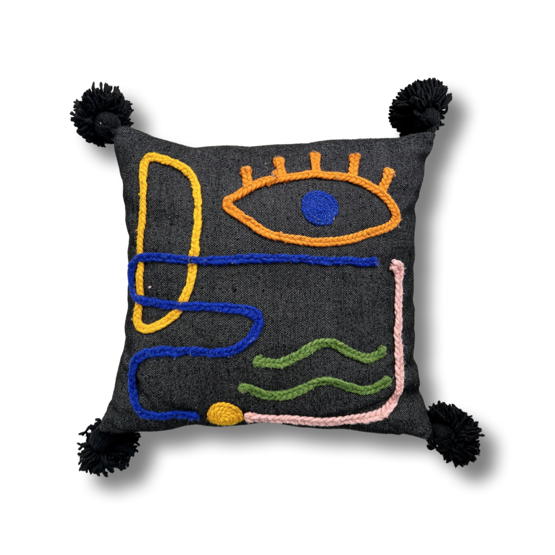 Berber Pillow with Tassels