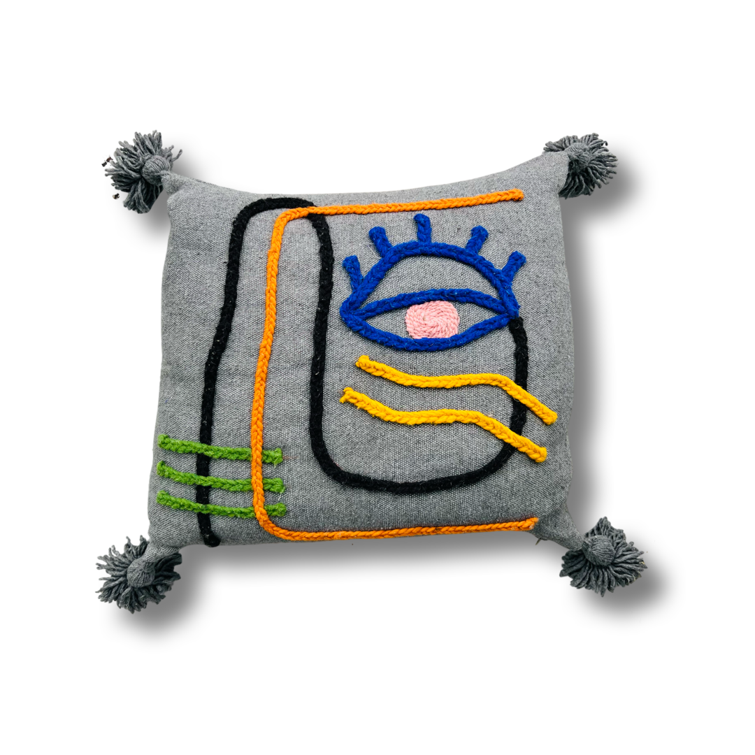Berber Pillow with Tassels