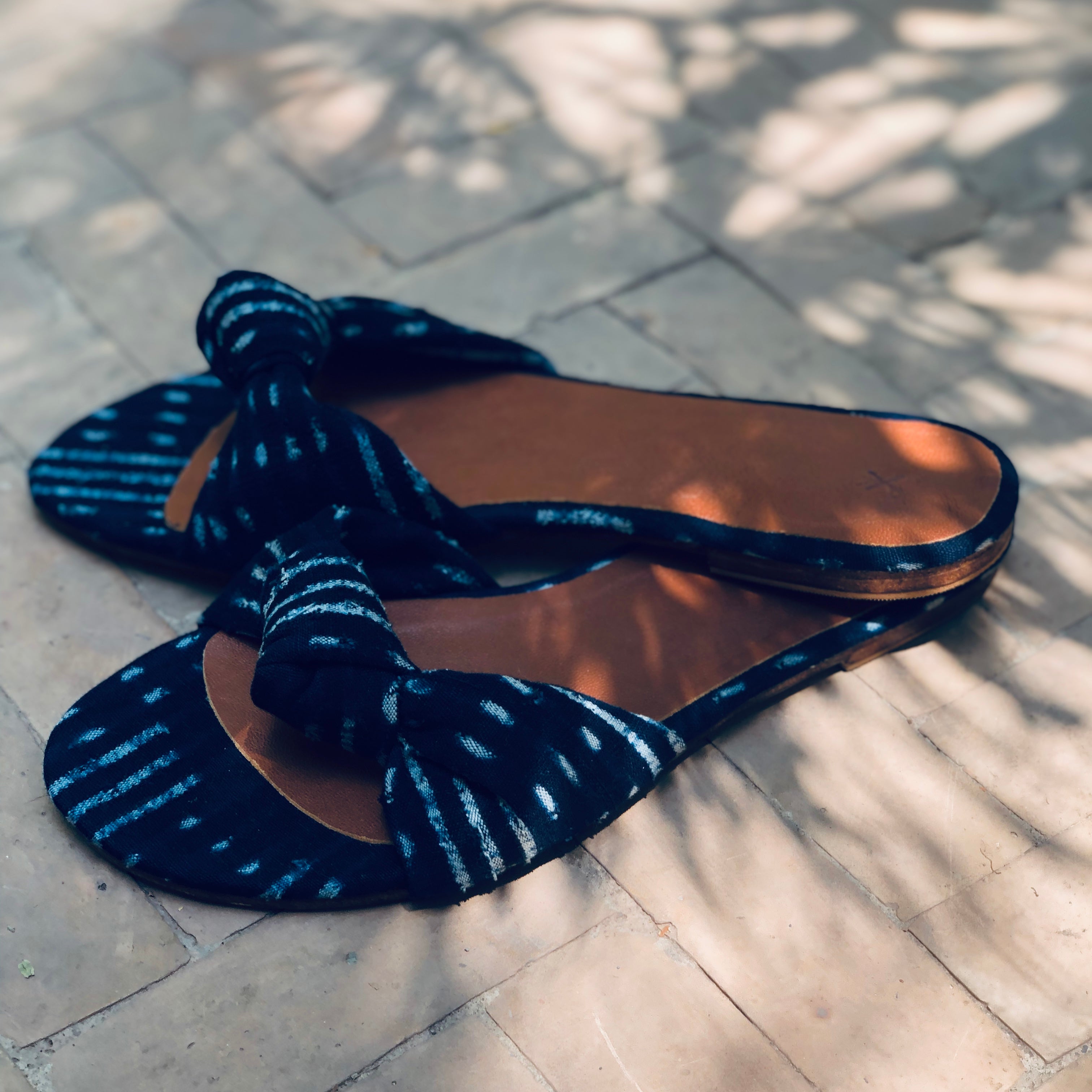 Indigo Sandals Upcycling KARMAOUI